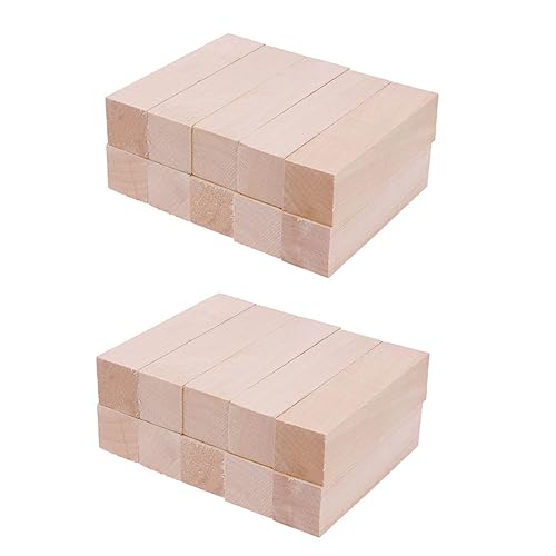HOMSFOU 15 Stück Teiliges DIY Holzblock Unbehandeltem Lindenholz Glatte Oberfläche zum Schnitzen Gravieren Basteln Kunsthandwerk HOMSFOU 15 Stück Teiliges DIY Holzblock Unbehandeltem Lindenholz Glatte Oberfläche zum Schnitzen Gravieren Basteln Kunsthandwerk von HOMSFOU