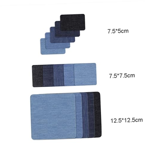 HOMSFOU 15 Stück Teiliges Jeansflicken zum Aufbügeln Rechteckige und Quadratische Baumwoll Patches Farben Selbstklebend Strapazierfähig für Jeans Kleidung Taschen und DIY Reparaturen HOMSFOU 15 Stück Teiliges Jeansflicken zum Aufbügeln Rechteckige und Quadratische Baumwoll Patches Farben Selbstklebend Strapazierfähig für Jeans Kleidung Taschen und DIY Reparaturen von HOMSFOU