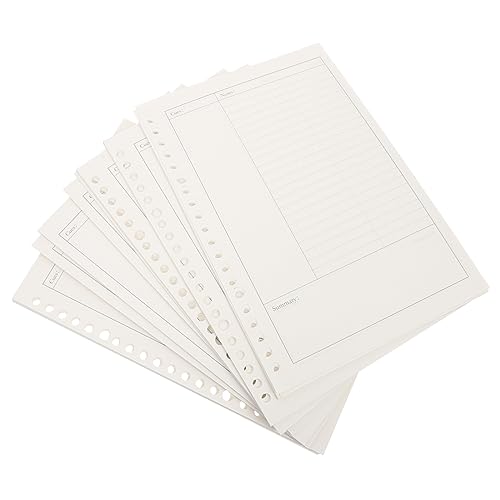 HOMSFOU 150 Stück Detachable Notebook Refill Paper Glänzendes Nachfüllpapier für Kreative Notizen Passend für Ringbuch und Journal Teiliges für Schule und Büro HOMSFOU 150 Stück Detachable Notebook Refill Paper Glänzendes Nachfüllpapier für Kreative Notizen Passend für Ringbuch und Journal Teiliges für Schule und Büro von HOMSFOU