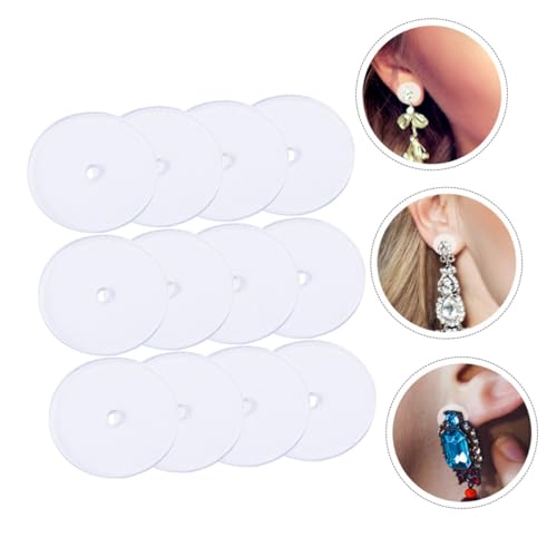HOMSFOU 150 Stück Ohrstecker Polster Schmerzfrei Ohrläppchen Stützflicken Ohrring Rückseiten für DIY Schmuck Handgemacht Komfortable Ohrstopper Zubehör von HOMSFOU