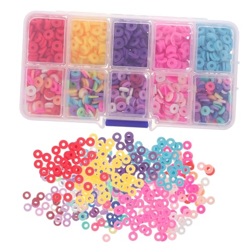 HOMSFOU 1500 Stück Armband Schmuck Lose Perlen Zum Basteln Diy Handwerk Perlen Machen Diy Schmuck Handwerk Perlen Armband Diy Liefert Diy-perlen Zum Basteln Polymer-ton HOMSFOU 1500 Stück Armband Schmuck Lose Perlen Zum Basteln Diy Handwerk Perlen Machen Diy Schmuck Handwerk Perlen Armband Diy Liefert Diy-perlen Zum Basteln Polymer-ton von HOMSFOU