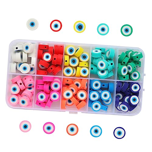 HOMSFOU 150Stücke Augenfarben Perlen Polymer Clay Beads Für DIY Schmuck Kleine Charm Perlen Für Armbänder Halsketten Und Bastelprojekte Bastelbedarf HOMSFOU 150Stücke Augenfarben Perlen Polymer Clay Beads Für DIY Schmuck Kleine Charm Perlen Für Armbänder Halsketten Und Bastelprojekte Bastelbedarf von HOMSFOU