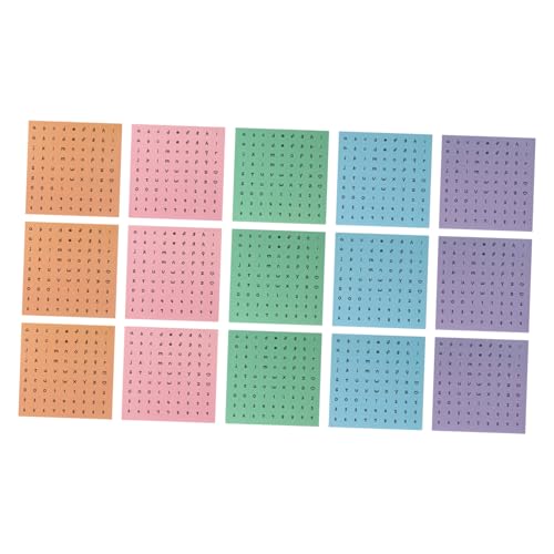 HOMSFOU 15Blätter Entzückende Alphabet Aufkleber für Scrapbooking Dekorative Abziehbilder und Selbstklebende für Kreative HOMSFOU 15Blätter Entzückende Alphabet Aufkleber für Scrapbooking Dekorative Abziehbilder und Selbstklebende für Kreative von HOMSFOU