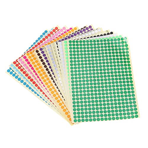 HOMSFOU 16 Stück Teiliges Bunte Aufkleberpunkte Selbstklebende Runde Etiketten für Büro Schule und Bastelprojekte Organisieren und Preisgestalten HOMSFOU 16 Stück Teiliges Bunte Aufkleberpunkte Selbstklebende Runde Etiketten für Büro Schule und Bastelprojekte Organisieren und Preisgestalten von HOMSFOU