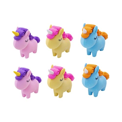 HOMSFOU 16 Stück Teiliges Bunter Einhorn Radiergummis für Schüler Kindgerechte Cartoon Designs Lichtechte Farben und Tragbar als Schulzubehör und Kindergeburtstags Zufällige Farbe HOMSFOU 16 Stück Teiliges Bunter Einhorn Radiergummis für Schüler Kindgerechte Cartoon Designs Lichtechte Farben und Tragbar als Schulzubehör und Kindergeburtstags Zufällige Farbe von HOMSFOU