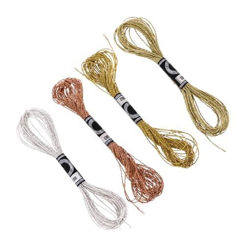 HOMSFOU 16 Stück Teiliges Metallischer Stickgarne für Diy pro Farbe für Kreuzstich Freundschaftsarmbänder und Bastelprojekte Langlebiges Leuchtende Farben HOMSFOU 16 Stück Teiliges Metallischer Stickgarne für Diy pro Farbe für Kreuzstich Freundschaftsarmbänder und Bastelprojekte Langlebiges Leuchtende Farben von HOMSFOU