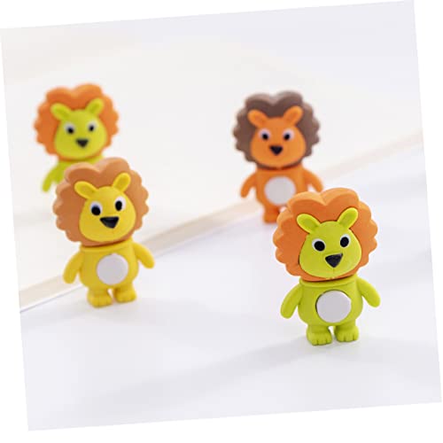 HOMSFOU 16 Stück Teiliges Niedliche Radiergummis für Bunte Cartoon Formen Lustige Schüler Lernzubehör für Schulanfang und Kindergeburtstag Zufällige Farbe Zufällige Farbe von HOMSFOU