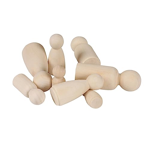 HOMSFOU 16 Stück Teiliges Unfertiges Holzpuppen für Diy Bastelfiguren Bemalbare Holzfiguren Angel Dolls für Kreative Projekte und Spielspaß HOMSFOU 16 Stück Teiliges Unfertiges Holzpuppen für Diy Bastelfiguren Bemalbare Holzfiguren Angel Dolls für Kreative Projekte und Spielspaß von HOMSFOU