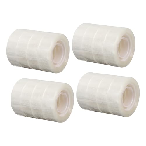 HOMSFOU 16 Stück Transparentes Klebeband Hochwertiges Unsichtbares Paketband für Büro und Zuhause Verpacken und Reparieren Wasserabweisend und Langlebig HOMSFOU 16 Stück Transparentes Klebeband Hochwertiges Unsichtbares Paketband für Büro und Zuhause Verpacken und Reparieren Wasserabweisend und Langlebig von HOMSFOU