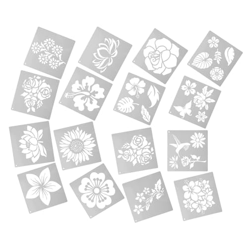 HOMSFOU 16 Teilige Malvorlage Hochzeitswandschablonen Und Vorlagen Zum Malen Von Blättern Wiederverwendbare Blumenschablonen Große Schablonen Zum Malen Große Wandschablonen Scrapbook HOMSFOU 16 Teilige Malvorlage Hochzeitswandschablonen Und Vorlagen Zum Malen Von Blättern Wiederverwendbare Blumenschablonen Große Schablonen Zum Malen Große Wandschablonen Scrapbook von HOMSFOU