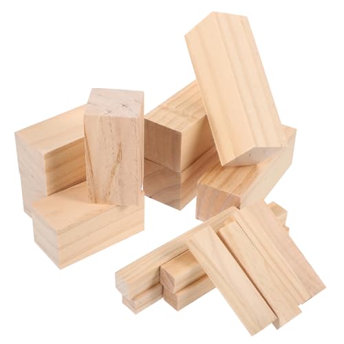HOMSFOU 16Stücke Holzblöcke zum Schnitzen Unbehandelte Holzblöcke Naturholz DIY Projekte Kunsthandwerk für Anfänger Bastelarbeiten HOMSFOU 16Stücke Holzblöcke zum Schnitzen Unbehandelte Holzblöcke Naturholz DIY Projekte Kunsthandwerk für Anfänger Bastelarbeiten von HOMSFOU