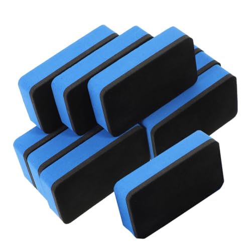 HOMSFOU 16Stücke Magnetische Whiteboard Radiergummis Wiederverwendbare Tafelradierer für Schule Büro Praktisch und Langlebig für Lehrer Waschbar und Ergonomisch von HOMSFOU