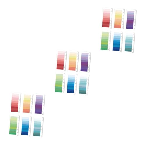 HOMSFOU 18 Sätze Portable Sticky Tabs Multifunktionale Haftmarker Pastellfarben für Notizen und Bürobedarf pro für Seitenmarkierungen und Organisation von HOMSFOU