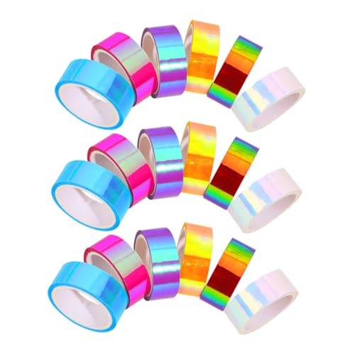 HOMSFOU 18 Stück Teiliges Gradient Klebeband Wasserdichtes Pastell Washi Tape für Kreative DIY projekte Scrapbooking Planer Kunsthandwerk und Schulbedarf Bunte Farbverlauf klebebänder HOMSFOU 18 Stück Teiliges Gradient Klebeband Wasserdichtes Pastell Washi Tape für Kreative DIY projekte Scrapbooking Planer Kunsthandwerk und Schulbedarf Bunte Farbverlauf klebebänder von HOMSFOU