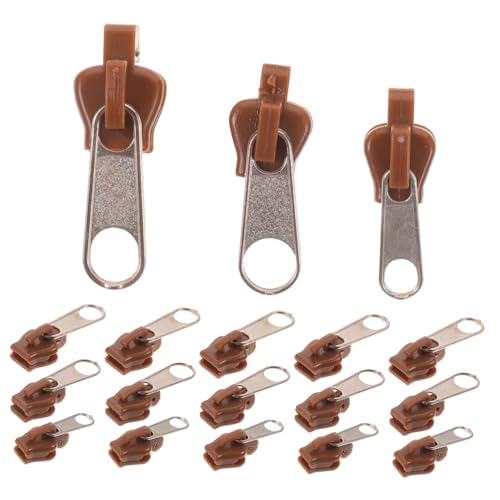 HOMSFOU 18 Stück Teiliges Reißverschluss Reparaturset Zipper Slider Pulls für Jacken Taschen Kleidung Einfache Installation Langlebig für Diy Projekte HOMSFOU 18 Stück Teiliges Reißverschluss Reparaturset Zipper Slider Pulls für Jacken Taschen Kleidung Einfache Installation Langlebig für Diy Projekte von HOMSFOU