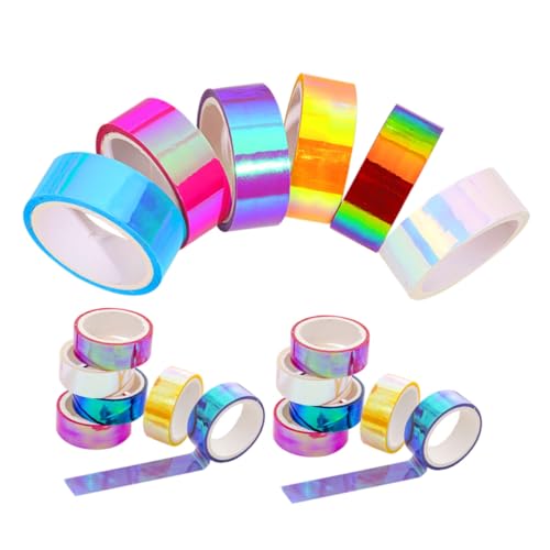 HOMSFOU 18 Stück Teiliges Washi Tape Farbverlauf Wasserfestes Klebeband Farben Sehr Vielseitiges Masking Tape für Scrapbooking Journaling DIY Basteln und Heimdekor HOMSFOU 18 Stück Teiliges Washi Tape Farbverlauf Wasserfestes Klebeband Farben Sehr Vielseitiges Masking Tape für Scrapbooking Journaling DIY Basteln und Heimdekor von HOMSFOU