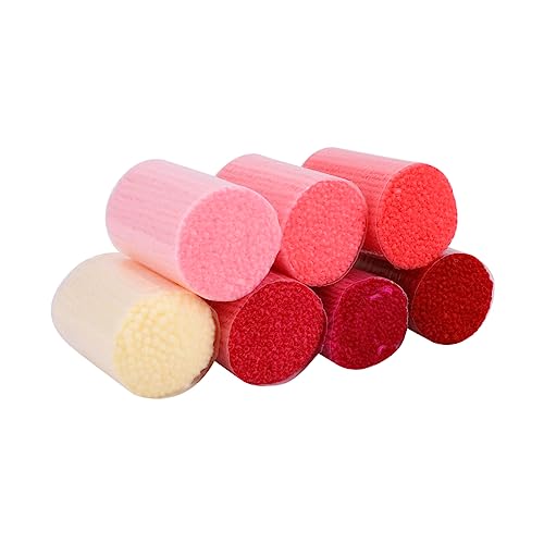 HOMSFOU 18 Stück Teiliges Wollgarn für Stickerei Rote Baumwollgarne für Kreative Projekte für Häkeln und Stricken Langlebig und Weich HOMSFOU 18 Stück Teiliges Wollgarn für Stickerei Rote Baumwollgarne für Kreative Projekte für Häkeln und Stricken Langlebig und Weich von HOMSFOU