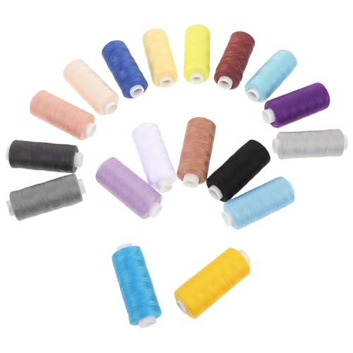 HOMSFOU 18-teiliges Nähgarn-set: Polyester-spulen, Nähset Für Hand- Und Maschinen-diy-reparaturen, Kreative Projekte von HOMSFOU