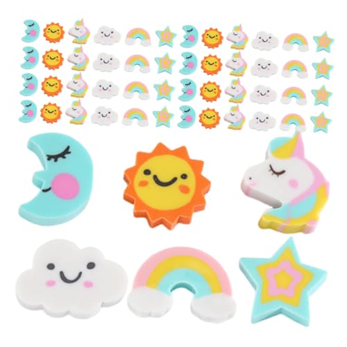 HOMSFOU 180 Stück Radiergummis Bunte Wolken Mond Stern Regenbogen Sonnenblume Mini Radierer Für Schule Klassenzimmer Belohnungen Partygeschenke HOMSFOU 180 Stück Radiergummis Bunte Wolken Mond Stern Regenbogen Sonnenblume Mini Radierer Für Schule Klassenzimmer Belohnungen Partygeschenke von HOMSFOU
