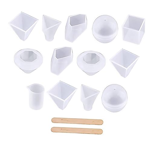 HOMSFOU 18Stücke DIY Teiliges Silikonform Set für Kreative Handwerksprojekte Hochflexible Formen für Schmuck Home Dekoration und Kunst Einfach zu Bedienen Reinigen HOMSFOU 18Stücke DIY Teiliges Silikonform Set für Kreative Handwerksprojekte Hochflexible Formen für Schmuck Home Dekoration und Kunst Einfach zu Bedienen Reinigen von HOMSFOU