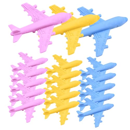 HOMSFOU 18Stücke Flugzeug Radiergummis für Süße Schulsachen Schreibwaren für Schulpreise und Partygeschenke Bunten HOMSFOU 18Stücke Flugzeug Radiergummis für Süße Schulsachen Schreibwaren für Schulpreise und Partygeschenke Bunten von HOMSFOU