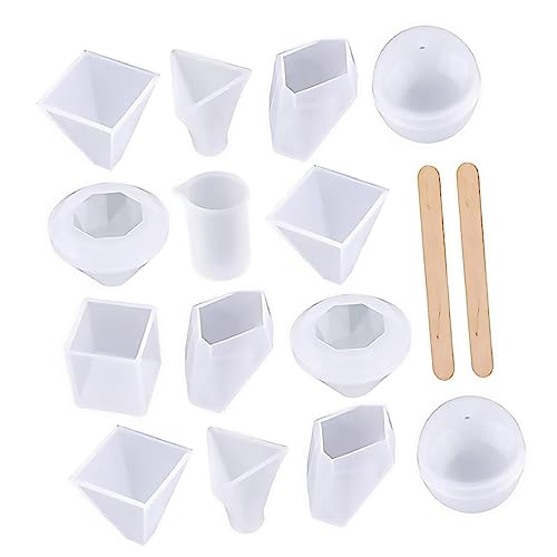 HOMSFOU 18Stücke Teiliges DIY Silikonform Set für Schmuckherstellung Dekoration Hohe Flexibilität Einfach zu Reinigen für Kunstprojekte und Heimdekoration HOMSFOU 18Stücke Teiliges DIY Silikonform Set für Schmuckherstellung Dekoration Hohe Flexibilität Einfach zu Reinigen für Kunstprojekte und Heimdekoration von HOMSFOU