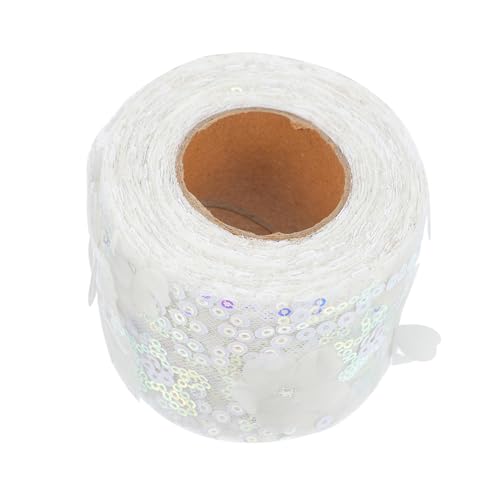 HOMSFOU 1Rolle Blüten Ribbon DIY Stoffband Mit Stickerei Und Pailletten Dekoratives Gurtband Für Haaraccessoires Und Bastelprojekte HOMSFOU 1Rolle Blüten Ribbon DIY Stoffband Mit Stickerei Und Pailletten Dekoratives Gurtband Für Haaraccessoires Und Bastelprojekte von HOMSFOU