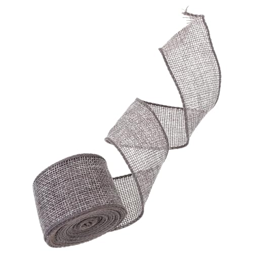 HOMSFOU 1Rolle Dekoband Jute DIY Geschenkband für Weihnachten Hochwertiges Vielseitig Verwendbares Band für Dekorationen und Geschenkanhänger von HOMSFOU