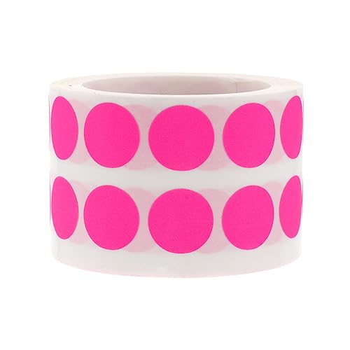 HOMSFOU 1Rolle Dekorative Punkt Aufkleber Selbstklebende Fluorescent für DIY Projekte Handwerkssiegel und Farbige Kennzeichnung für und Notizen von HOMSFOU