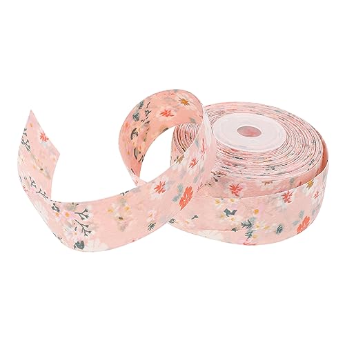 HOMSFOU 1Rolle Dekoratives Wickelband Mit Blumenmuster Vielseitiges Geschenkband Für DIY Projekte Verpackungen Und Festliche Dekoration Farbenfrohes Accessoire von HOMSFOU