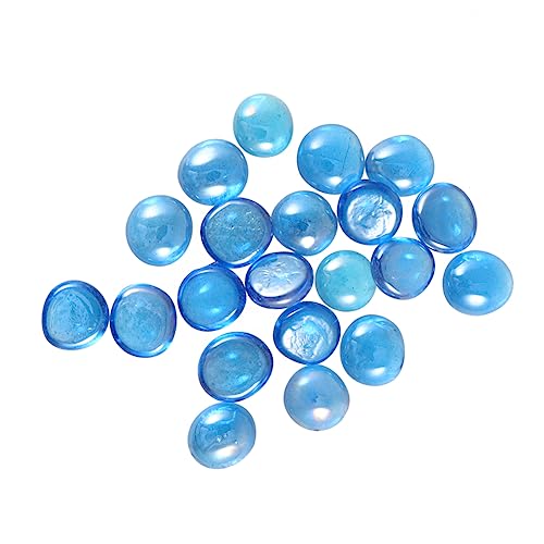 HOMSFOU 1Satz Aquarium Sea Flache Glasperlen DIY Bastelperlen für Dekoration für Aquarien Vasen und Blumentöpfe Handgemachte Kunstwerke von HOMSFOU