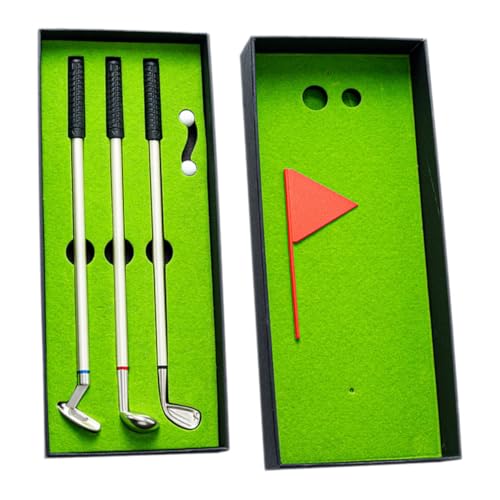 HOMSFOU 1Satz Desktop Golfstift Set Golf Kugelschreiber Für Büro Schreibtisch Golf Für Golfer Kreative Tischdekoration Übungsputter HOMSFOU 1Satz Desktop Golfstift Set Golf Kugelschreiber Für Büro Schreibtisch Golf Für Golfer Kreative Tischdekoration Übungsputter von HOMSFOU