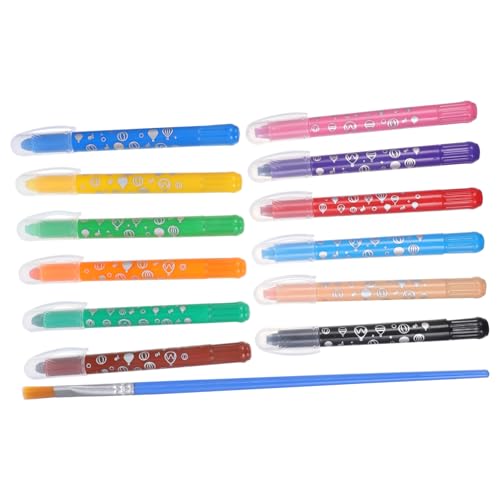 HOMSFOU 1Satz Farben Rotierende Wasserlösliche Malstifte Waschbare Buntstifte für Gouache Aquarellmalerei und Körperzeichnungen Sicheres Malwerkzeug Set Teilig HOMSFOU 1Satz Farben Rotierende Wasserlösliche Malstifte Waschbare Buntstifte für Gouache Aquarellmalerei und Körperzeichnungen Sicheres Malwerkzeug Set Teilig von HOMSFOU