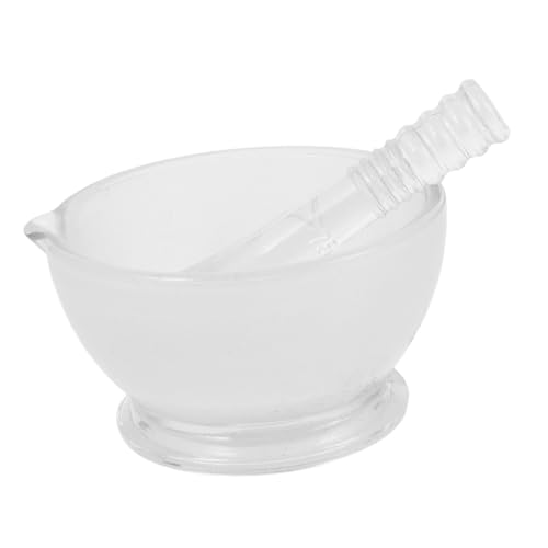 HOMSFOU 1Satz Glasstößel Set Robuste Glasschüssel mit Rutschfestem für Labor zum Mahlen von Gewürzen und Tabletten Stabile und Bruchsichere Konstruktion HOMSFOU 1Satz Glasstößel Set Robuste Glasschüssel mit Rutschfestem für Labor zum Mahlen von Gewürzen und Tabletten Stabile und Bruchsichere Konstruktion von HOMSFOU