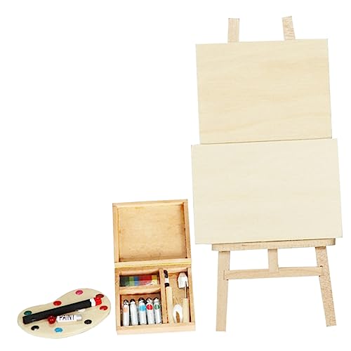 HOMSFOU 1Satz Maßstab Hochwertigem Zeichenbrett und Palette für Miniaturmodelle und Dekorationen HOMSFOU 1Satz Maßstab Hochwertigem Zeichenbrett und Palette für Miniaturmodelle und Dekorationen von HOMSFOU