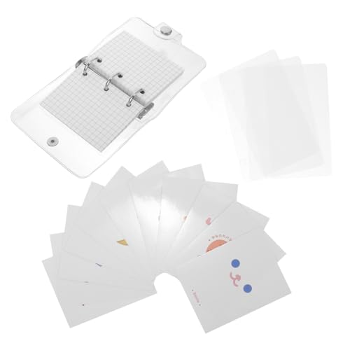 HOMSFOU 1Satz Mini Notizblock Entzückendes Kleines Ringbuch für Notizen Ring Binder mit Tragbar und Praktisch für Schule Reisen und Persönliche Notizen von HOMSFOU