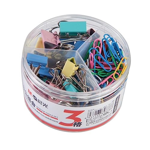 HOMSFOU 1Satz Multifunktions Binderclips Büroklammern für Schule Büro und Zuhause Verschiedene Langlebig und Wiederverwendbar für Dokumentenorganisation HOMSFOU 1Satz Multifunktions Binderclips Büroklammern für Schule Büro und Zuhause Verschiedene Langlebig und Wiederverwendbar für Dokumentenorganisation von HOMSFOU