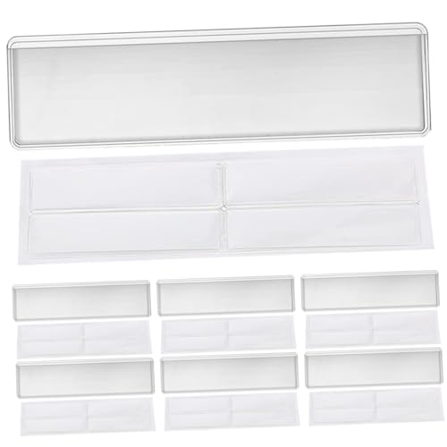 HOMSFOU 1Satz Selbstklebende Etikettenhalter Transparente Klebetaschen für Karten Ordner Weiße Karten für Regalbeschriftung und Organisation HOMSFOU 1Satz Selbstklebende Etikettenhalter Transparente Klebetaschen für Karten Ordner Weiße Karten für Regalbeschriftung und Organisation von HOMSFOU