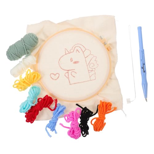 HOMSFOU 1Stück DIY Einhorn Stickerei für Anfänger Handgefertigtes Stickkit mit Garn und Stickrahmen Wanddekoration für Erwachsene Sicher und Einfach der Anwendung HOMSFOU 1Stück DIY Einhorn Stickerei für Anfänger Handgefertigtes Stickkit mit Garn und Stickrahmen Wanddekoration für Erwachsene Sicher und Einfach der Anwendung von HOMSFOU