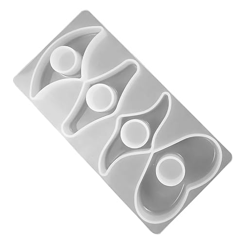 HOMSFOU 1Stück DIY Silikonform für Buchseitenhalter Daumenring Lesezeichen Gießform Gestalten mit Glitzer und Blumen für Kreativprojekte und von HOMSFOU