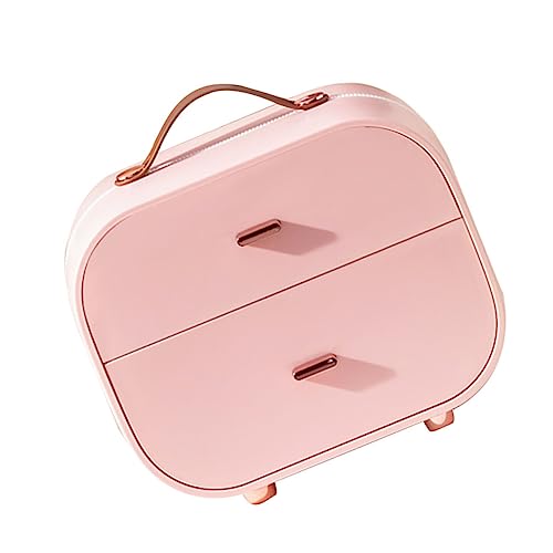 HOMSFOU 1Stück Desktop Aufbewahrungsbox für Make Up und Schmuck Mehrlagige Organizer Box aus Robustem Material für Schlafzimmer und Büro Platzsparend und Stabil HOMSFOU 1Stück Desktop Aufbewahrungsbox für Make Up und Schmuck Mehrlagige Organizer Box aus Robustem Material für Schlafzimmer und Büro Platzsparend und Stabil von HOMSFOU