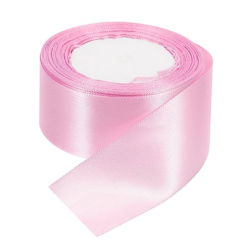 HOMSFOU 1Stück Satin Geschenkband Mittelrosa Dekoratives Band Für Hochzeiten Feste Und Geschenkverpackungen Für Party Dekoration Und Bastelideen von HOMSFOU