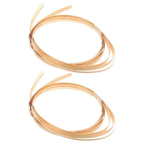 HOMSFOU 2 Bambusmaterial Bambuslatten Spule Aus Geflochtene Körbe Schilfrohr Gewebter Wäschekorb Bambusstreifen Multifunktionale DIY-reedspule Handdekor Handgefertigter Bambus Hochzeit HOMSFOU 2 Bambusmaterial Bambuslatten Spule Aus Geflochtene Körbe Schilfrohr Gewebter Wäschekorb Bambusstreifen Multifunktionale DIY-reedspule Handdekor Handgefertigter Bambus Hochzeit von HOMSFOU