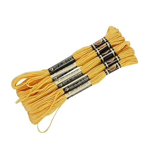 HOMSFOU 2 Boxen Handarbeitsgarn Gelb Boxen Kreuzstich Stickgarn Langlebiges Flexibles Nähgarn für Diy Bastelarbeiten und Handarbeiten HOMSFOU 2 Boxen Handarbeitsgarn Gelb Boxen Kreuzstich Stickgarn Langlebiges Flexibles Nähgarn für Diy Bastelarbeiten und Handarbeiten von HOMSFOU