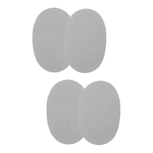 HOMSFOU 2 Paare Knieschützer Und Ellbogenschützer Ellbogenflicken Für Pullover Flicken Nähen Patch Flecken Stoffreparaturflicken Reparatur Von Daunenjacken Leder Grey von HOMSFOU