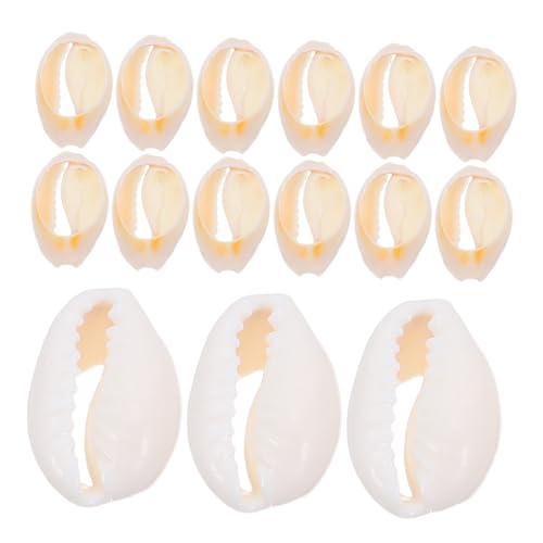 HOMSFOU 2 Packungen Natürliche Unregelmäßige Spiralmuscheln Muschelanhänger für Schmuckherstellung Nachhaltige Strand Bastel-accessoires pro Packung für DIY Schmuck und Dekoration von HOMSFOU