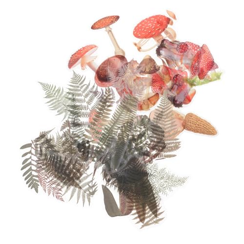 HOMSFOU 2 Packungen Wasserdichte Vintage Blumenaufkleber für Tagebücher Selbstklebende Sticker Farnmotiven pro Packung für Scrapbooking und Projekte HOMSFOU 2 Packungen Wasserdichte Vintage Blumenaufkleber für Tagebücher Selbstklebende Sticker Farnmotiven pro Packung für Scrapbooking und Projekte von HOMSFOU