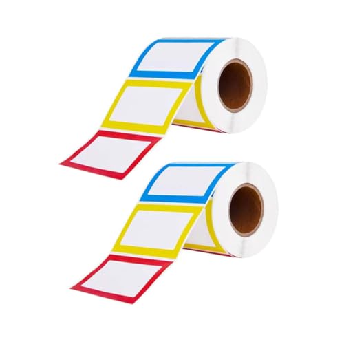 HOMSFOU 2 Rollen Beschriftbare Namensetiketten Selbstklebende Namensschild Sticker für Büro Klassenzimmer und Zuhause Vielseitige Anwendung für Organisation und Klassifizierung HOMSFOU 2 Rollen Beschriftbare Namensetiketten Selbstklebende Namensschild Sticker für Büro Klassenzimmer und Zuhause Vielseitige Anwendung für Organisation und Klassifizierung von HOMSFOU