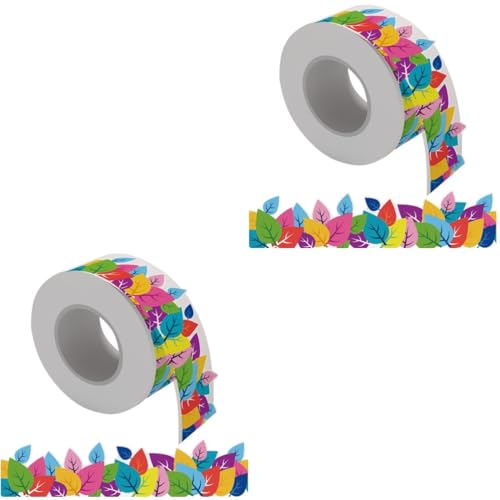 HOMSFOU 2 Rollen Dekorative Aufkleber Für Tafeln Pinnwand-grenzen Dekoratives Randdekor Grenzaufkleber Klassenzimmergrenzen Schulbulletin -brettdekorationen Trimmen Pvc Selbstklebend HOMSFOU 2 Rollen Dekorative Aufkleber Für Tafeln Pinnwand-grenzen Dekoratives Randdekor Grenzaufkleber Klassenzimmergrenzen Schulbulletin -brettdekorationen Trimmen Pvc Selbstklebend von HOMSFOU