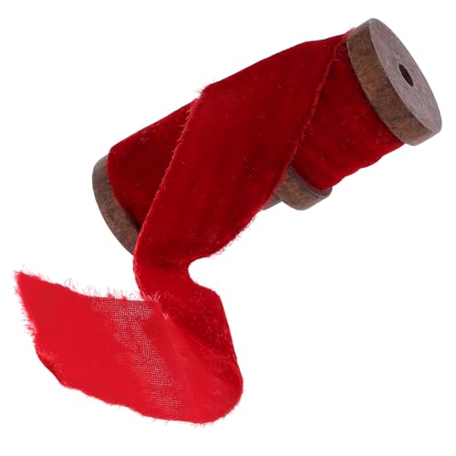 HOMSFOU 2 Rollen Geschenkbandverzierung elegante Bänder Hochzeit Regenbogen-Satinband gebundene Bänder Stoff Blumenverpackungsbänder Exquisites Geschenkband Wickelband Polyester rot HOMSFOU 2 Rollen Geschenkbandverzierung elegante Bänder Hochzeit Regenbogen-Satinband gebundene Bänder Stoff Blumenverpackungsbänder Exquisites Geschenkband Wickelband Polyester rot von HOMSFOU